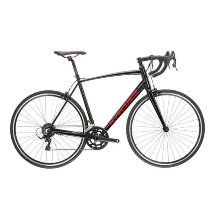 Vélo de ville Kross Vento 2.0 - Noir/Rouge - Cadre aluminium - 21 pouces - 21 vitesses