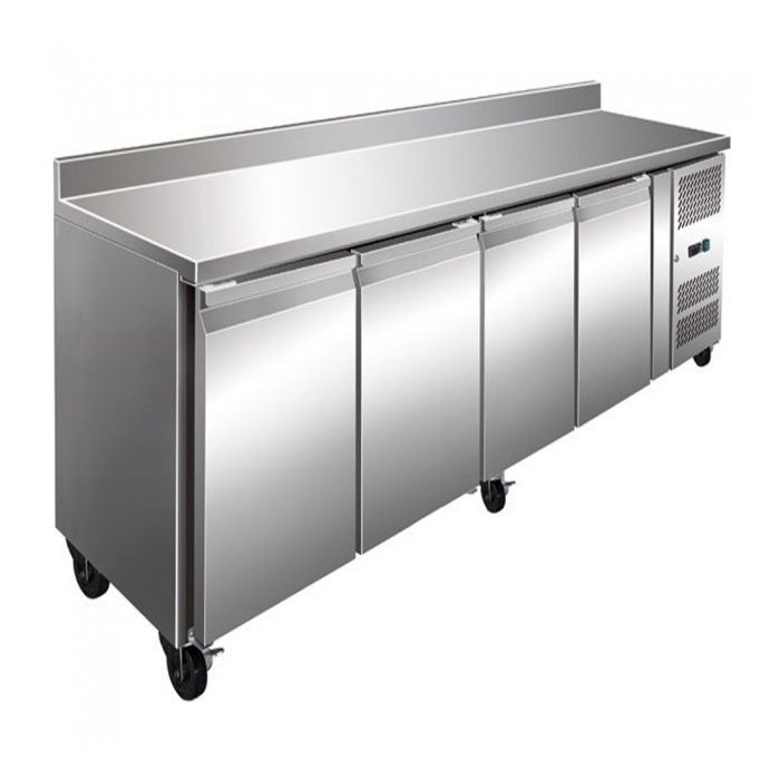 Table Refrigeree Positive 616 L Inox 4 Portes Dosseret L2g