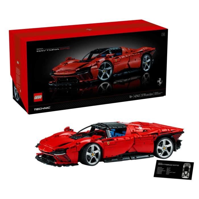 LEGO® Technic 42143 Ferrari Daytona SP3, Voiture Modélisme, Maquette à  Construire, Adultes - Cdiscount Jeux - Jouets