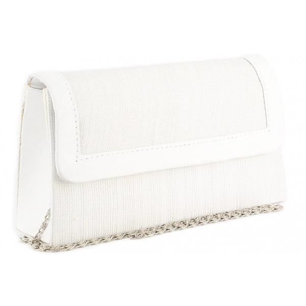 pochette mariage blanche