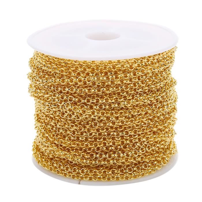 10 Rouleaux Bobine Corde Fil Pour Perles Fabrication De Bijoux Bracelet  Collier 10 M 0.5 Mm 10 Couleurs - Cdiscount Beaux-Arts et Loisirs créatifs