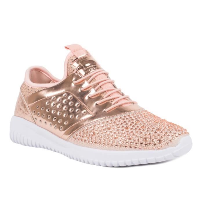 basket paillette femme pas cher