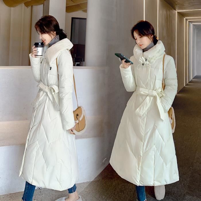 Manteau hiver blanc femme online