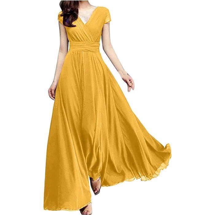 Robe de shop ceremonie jaune