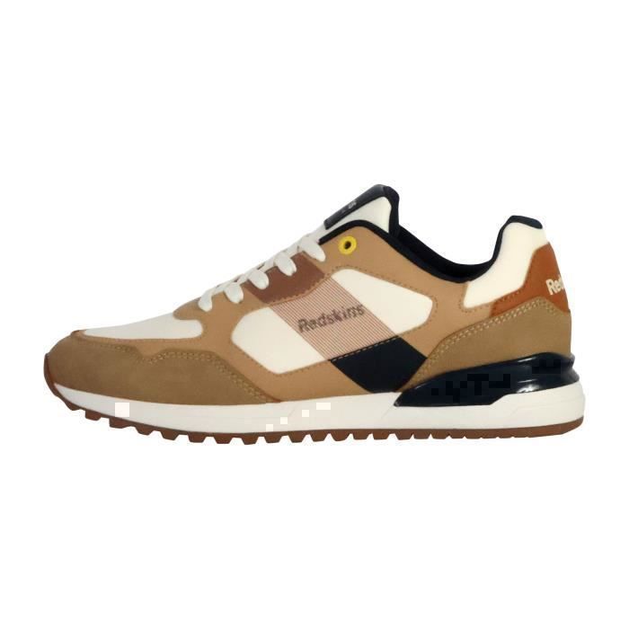 Redskins Basket à Lacets Redskins Obvious - Beige-Cognac-Marine