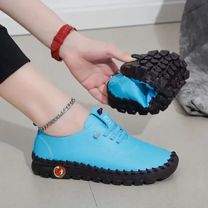 Baskets Firetrap Bleu Galaxie - Taille UK 4 (femme), Neuves Avec Boîte, Plates Et Confortables
