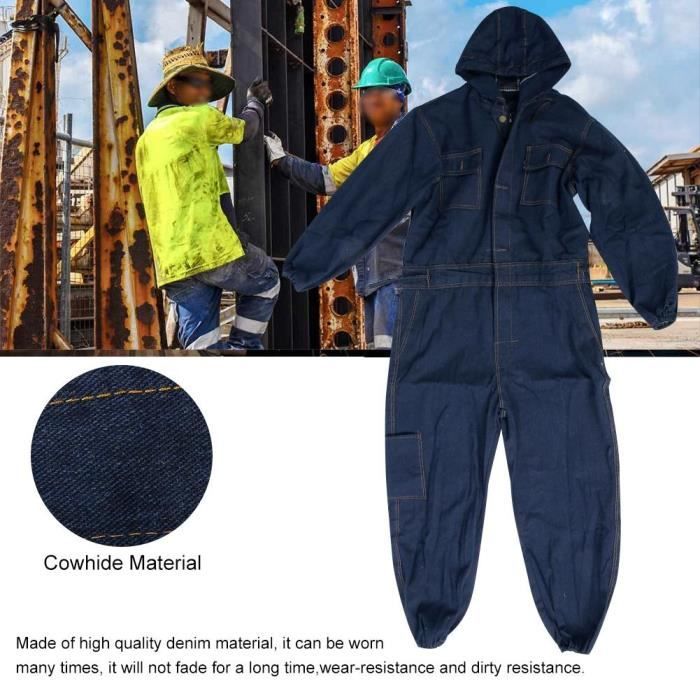 Combinaison de travail en denim MARQUE Mod le R sistant l