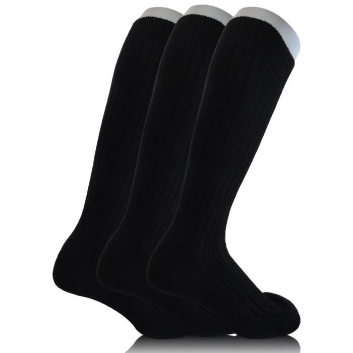 6 jusqu/'à 24 Paar Baskets Hommes Chaussettes coton noir pour sans couture