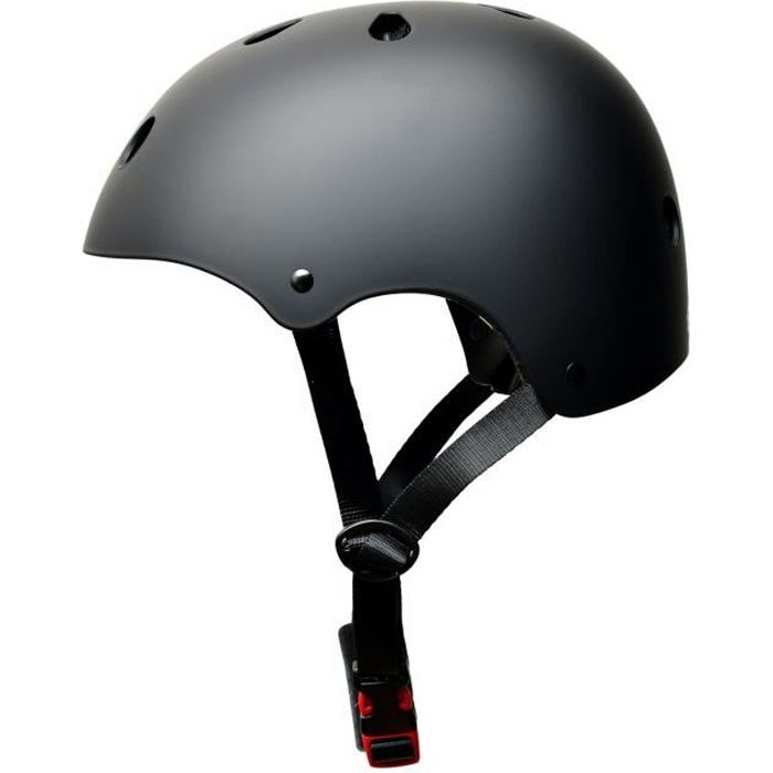 Casque de skate et de vélo - Skullcap by Capital Sports - coque intérieure absorbant les chocs - Taille S - Noir