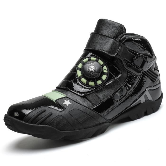 Chaussures Moto Motard Sport Touring, Homme, Gris vert, boot14 Gris vert - Cdiscount Sport
