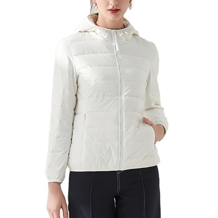 Doudoune femme courte sales beige