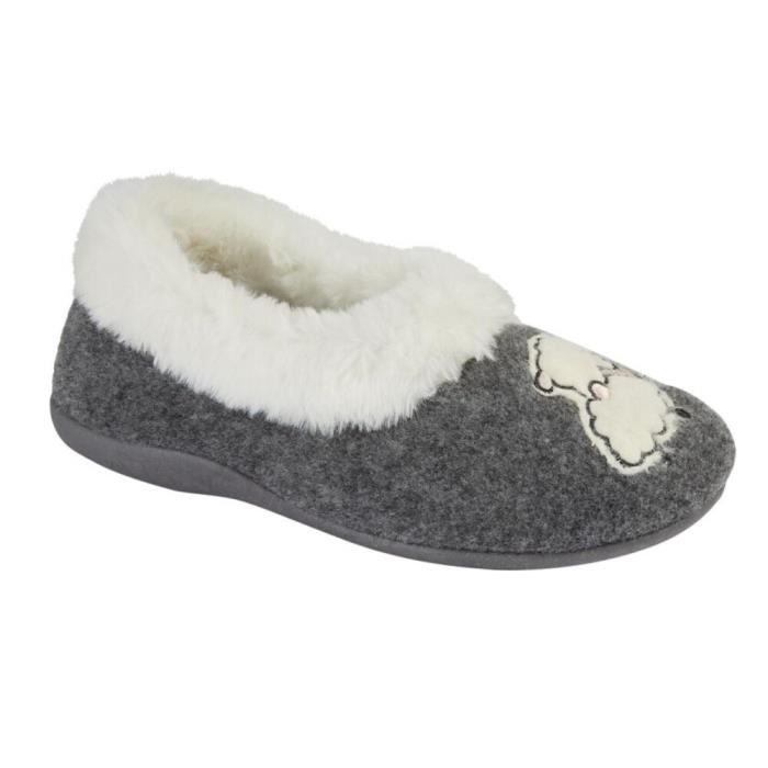 Chausson femme moumoute deals