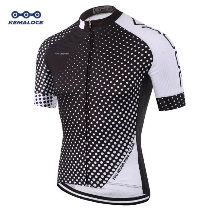 Maillot velo noir - Large choix sur