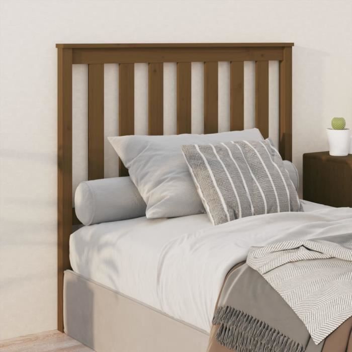 Têtes de lit pour adulte 106x6x101cm, Bois massif de pin Pour