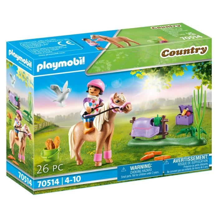 PLAYMOBIL - 70514 - Cavalière et poney islandais