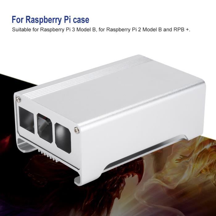 Waveshare Boîtier en alliage d'aluminium pour Raspberry Pi 5, avec