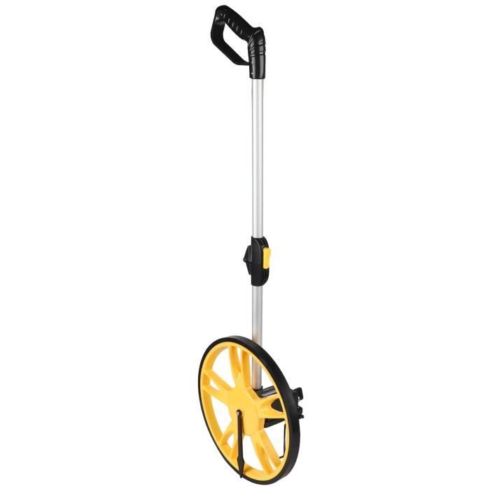 AIRAJ Roulette de mesure pliable de précision avec roue de mesure de distance 99.999,9 m Mesure