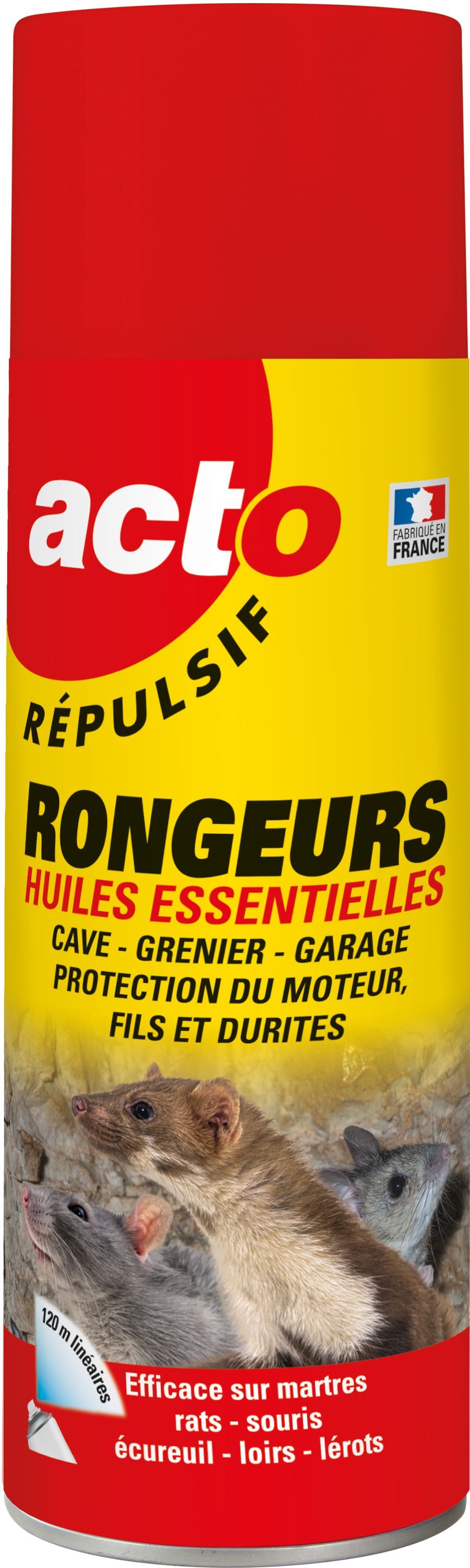 RETRO Répulsif Rongeurs - Huiles essentielles - 400 ml