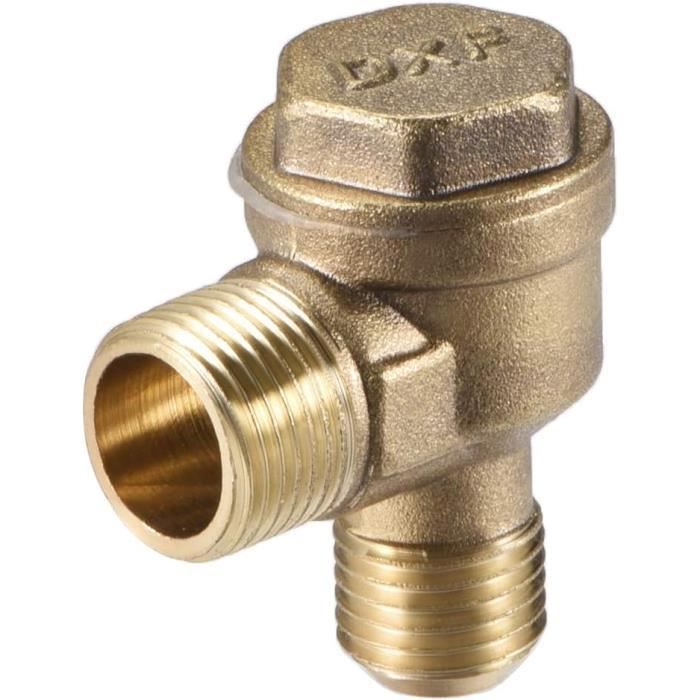 Clapet Anti-retour En Acier Inox 304 - Raccord Fileté Mâle NPT 1/8", 1/4", 1/2" Pour Eau, Gaz, Gasoil