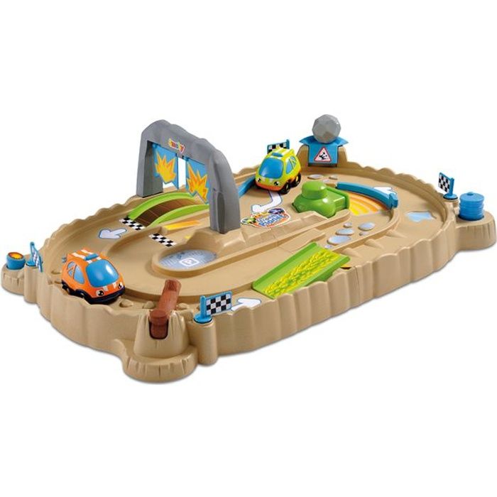 Circuit de course - VROOMPLANET - avec 2 véhicules électroniques - pour enfants à partir de 18 mois