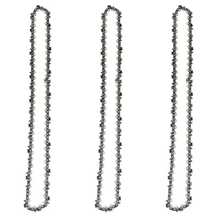 Chaînes De Tronçonneuse De Rechange 20 Pouces - Pas 0.325", Jauge 0.058", 76 Maillons, Lot De 2