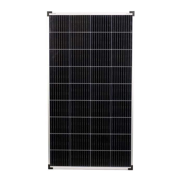 Panneau Solaire Bifacial Monocristallin 150W 12V - PERC, Double Face - Pour Balcon, Abri, Carport - Certifié TÜV - Garantie 25 Ans