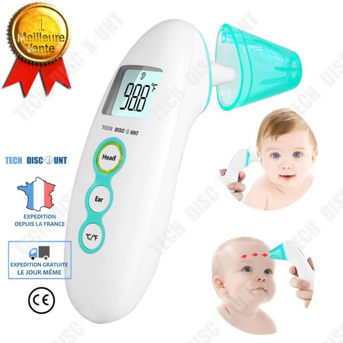 Td Thermometre Interieur Frontal Bebe Auriculaire Exterieur Digital Sans Fils Confort Infrarouge Oreille Et Adulte Enfant Precis Cdiscount Puericulture Eveil Bebe