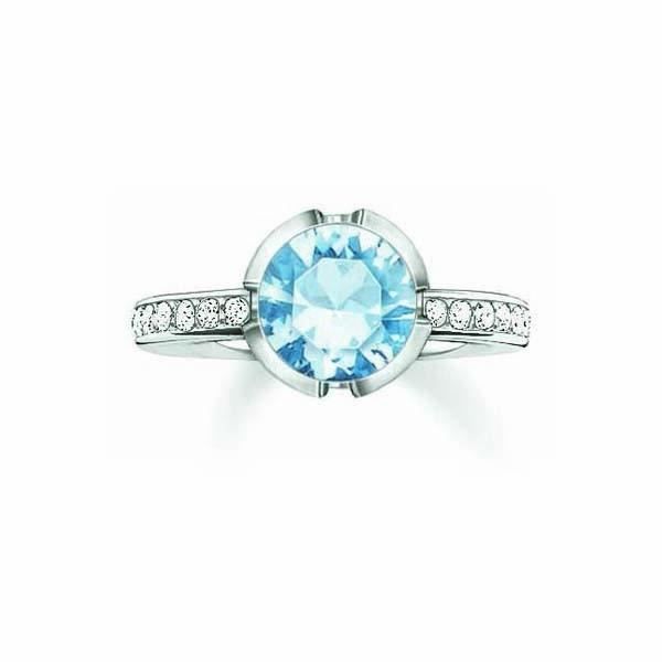 Bague Femme Thomas Sabo TR2035 059 31 taille 52 Achat Vente pendentif vendu seul Bague Femme Thomas Sabo TR2035 Femme Adulte Argent