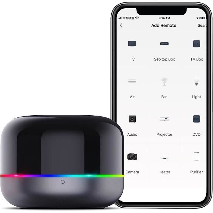 Houseir Comp Emylo Smart Wifi Ir Télécommande, Télécommande Infrarouge Universelle ...