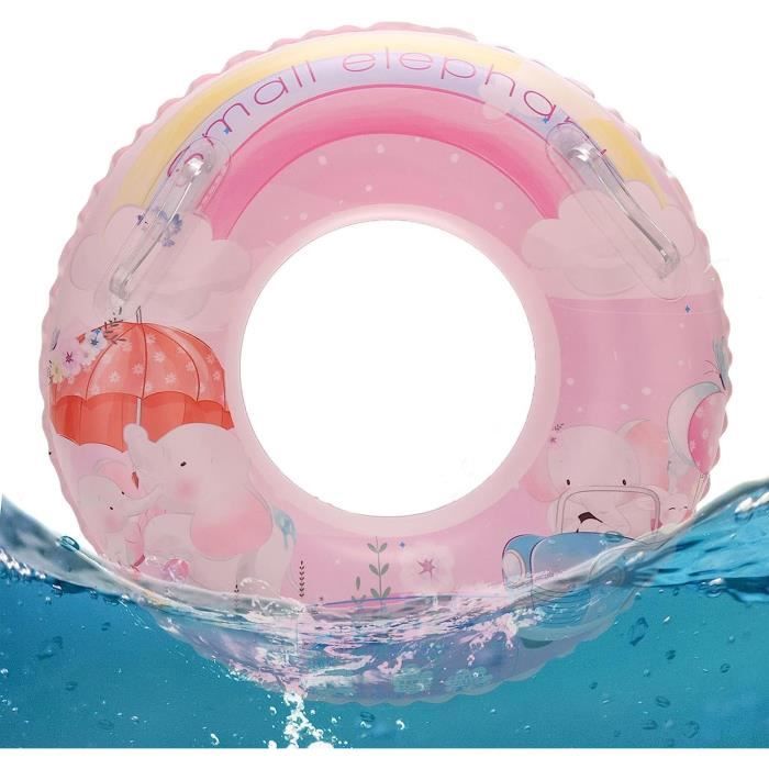 Bouée Gonflable Cœur avec Poignées – Flotteur Piscine Enfant et Adulte, Anneau de Natation Été, Accessoire Piscine et Plage - Jeux - Jouets