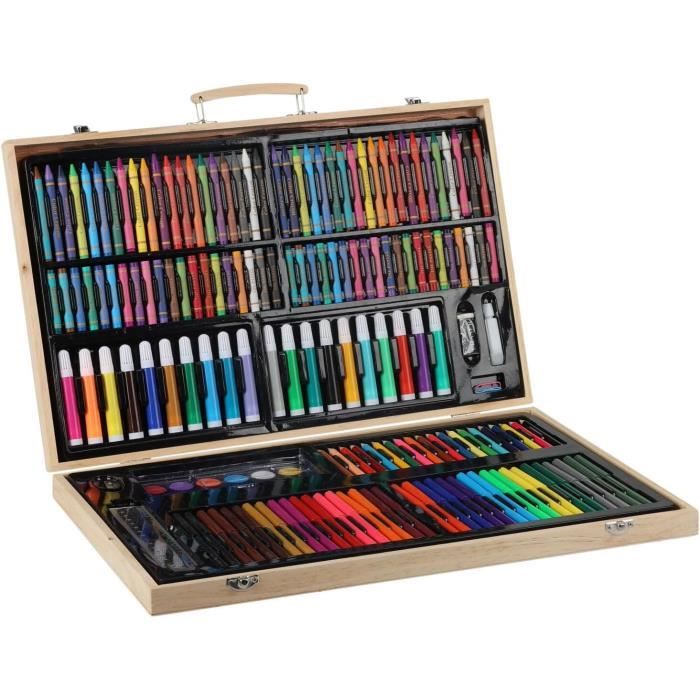 Coffret Coloriage Spiderman Avengers 40+ Pièces - Mallette Dessin Peinture Enfant Garçon Marvel