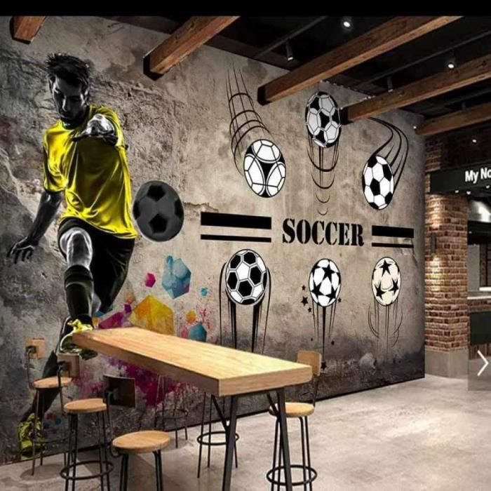 Papier Peint Adhésif 3D Stade Allianz Arena - Mural Autocollant - Décoration Murale