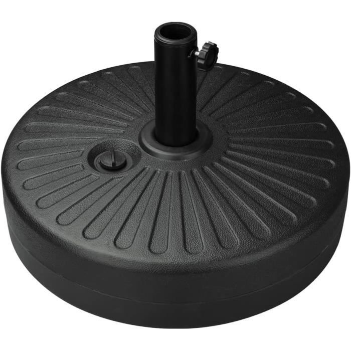 Pied De Parasol Oskar 20 Kg, Support De Parasol, Béton, Jardin