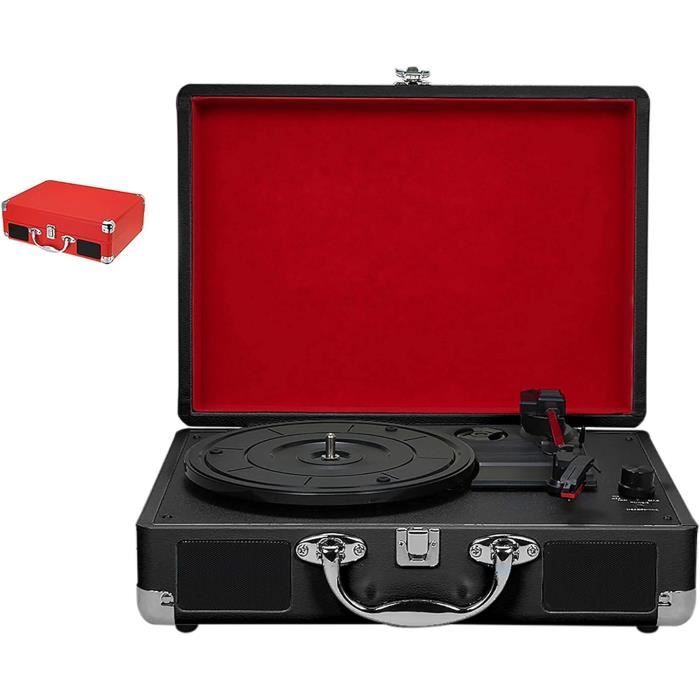 Tourne-Disque Portable, Gramophone À Disque Vinyle Rétro Multifonction