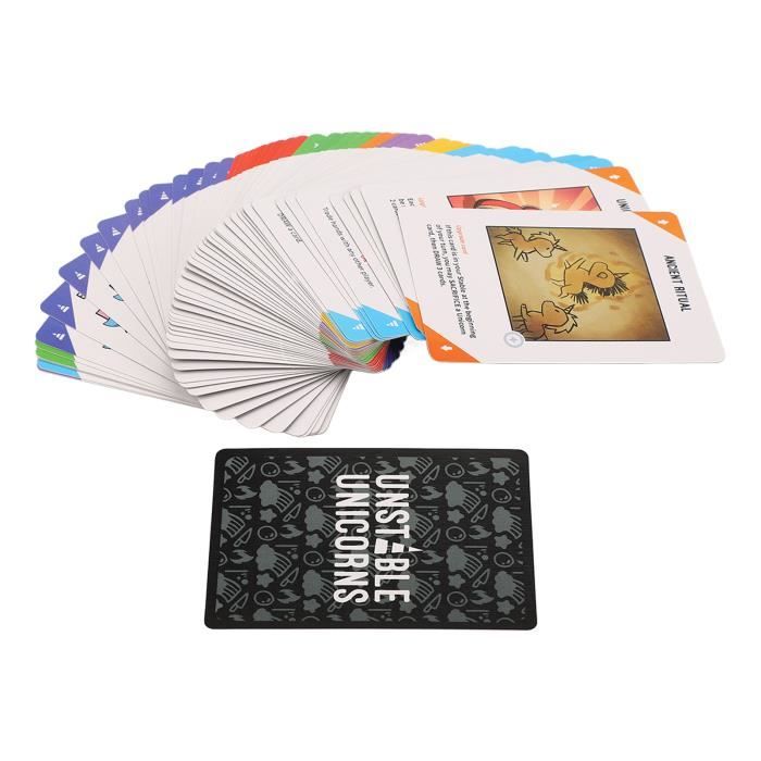 Jeu De Cartes Mignon Joli Motif De Dessin Animé Jeu De Cartes Adulte Portable Fête De Vacances
