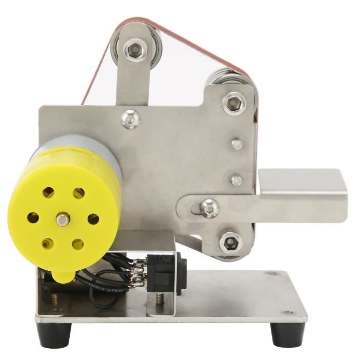 TIP Mini machine à bande abrasive ponceuse affûteuse meuleuse 150W -  Cdiscount Bricolage
