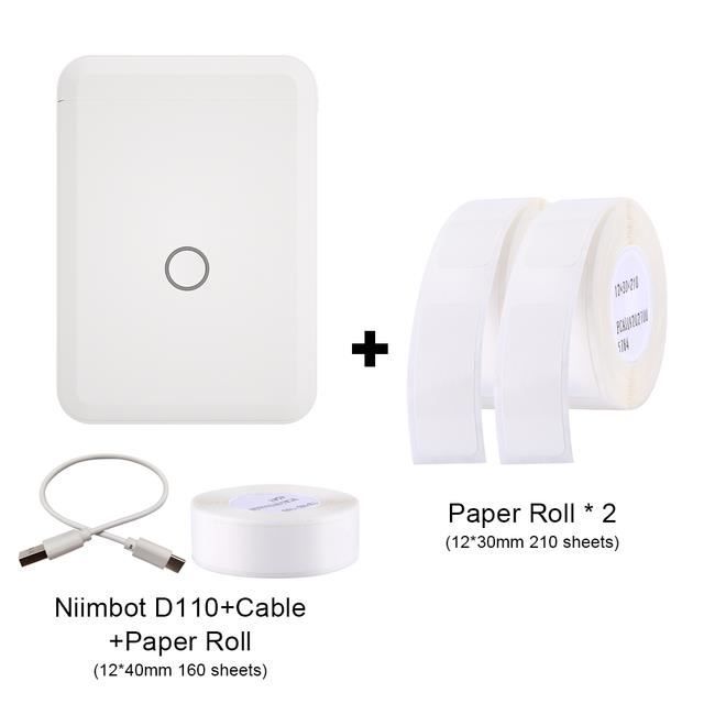 IMPRIMANTE,Set 1--Mini Imprimante Thermique Portable D'étiquettes, Rouleau  De Papier, Handul, Bluetooth, Autocollant, Imprimante De - Cdiscount  Informatique