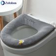 Abattant Wc,ZOTOBON confortable doux salle de bain siège de toilette Closestool lavable plus chaud tapis housse coussin - Type Pink-1