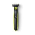 PHILIPS QP2520/30 - Rasoir/Tondeuse OneBlade - 100% étanche - 3 sabots clipsables pour barbe + une lame de rechange - Sans fil-1