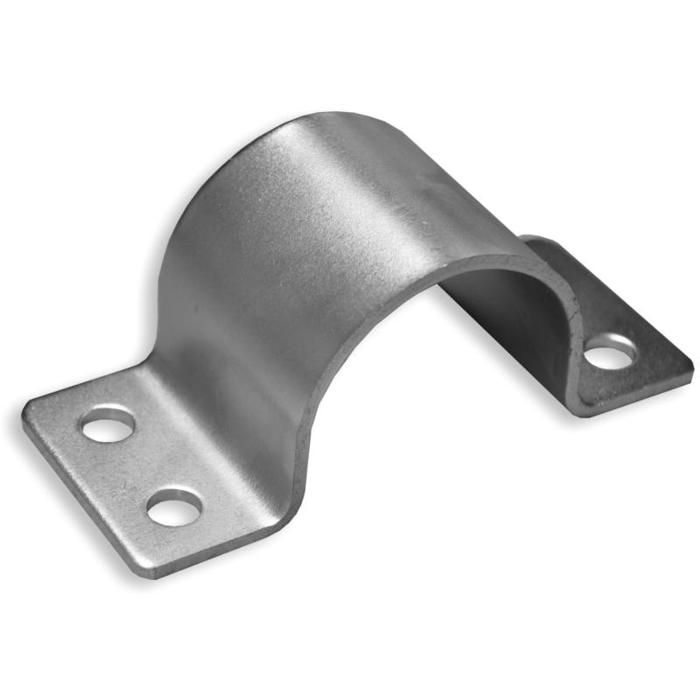 2 Colliers de Mât HQ Ø 50 mm en Acier pour Fixation Mât d'Antenne SAT ...