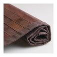 Tapis de bain en bambou brun mocha 122 x 61 cm - IDesign Marron-2