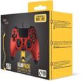 Steelplay - Slimpack - Manette filaire, Double vibration, PS4/PS3/PC Rouge-2