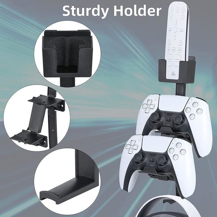 Monzlteck Support mural pour ps5/ps5 slim. Support mural en acier pour ps5 slim, numérique et disque, facile à installer  44