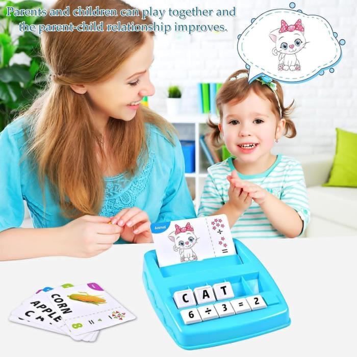 Jeu Apprentissage Lecture Calcul Jeu éducatif 3 En 1 Pour Enfant 2-5 Jeu Apprentissage Lecture Calcul Jeu éducatif 3 En 1 Pour Enfant 2-5
