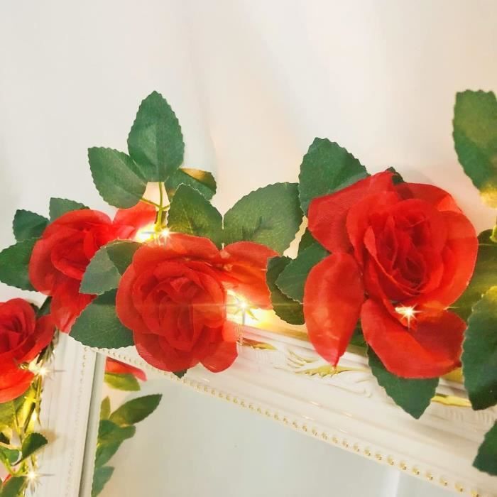 Guirlande lumineuse à LED, 1 pièce, Bouquet de fleurs, lumineux