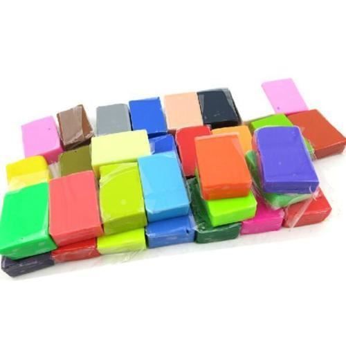 Bon bloc 32pcs malleable Fimo Soft Polymer Pate a modeler Plasticine bricolage Cdiscount Beaux Arts et Loisirs creatifs