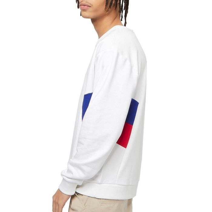 Sweat Fila Baker Blanc Homme Blanc Cdiscount Pr t Porter