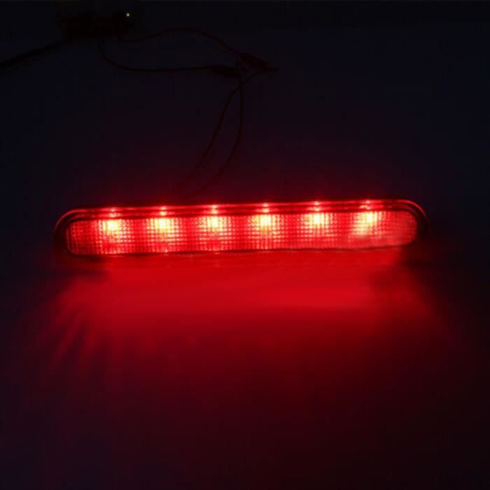 Troisième Feu Stop Additionnel Pour Toyota Hilux Vigo 2005-2014 – Rouge/Noir/Blanc – Plug & Play Haute Visibilité
