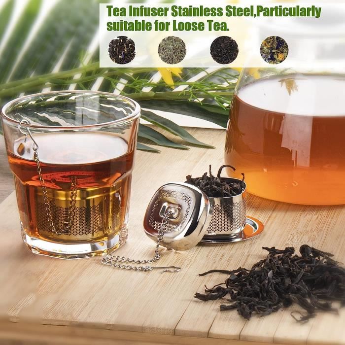 Filtre à thé Infuseur de thé Passoire à thé en acier inoxydable