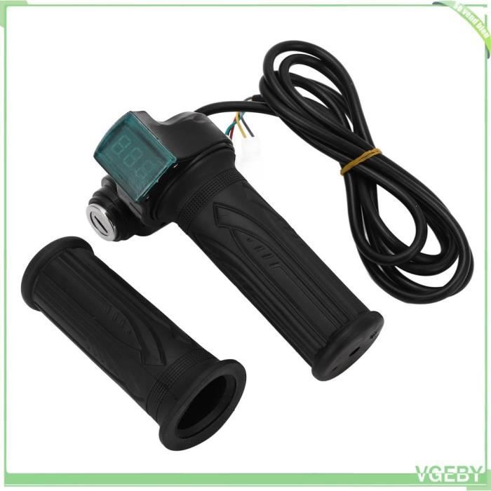 Kit de contrôleur de moteur de vélo, 36V 800W Affichage de l'accélérateur Affichage stable Contrôleur de moteur à brosse à scooter avec touches de verrouillage pour la conversion